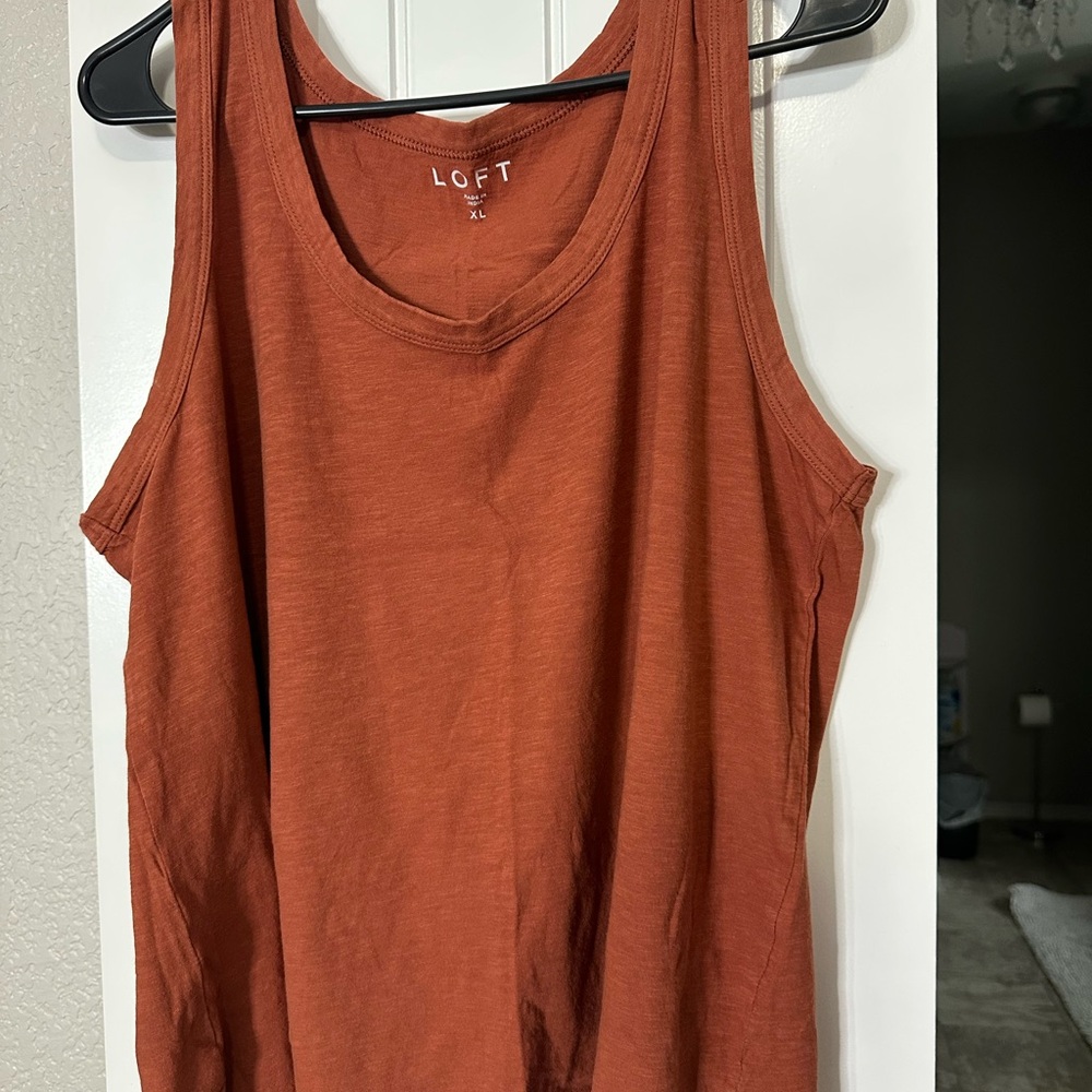 LOFT Women's Terracotta Tank Top